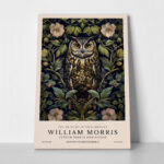 Πινακας σε καμβά WILLIAM MORRIS - OWL 4