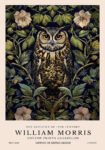 Πινακας σε καμβά WILLIAM MORRIS - OWL 4