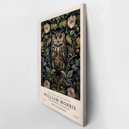Πινακας σε καμβά WILLIAM MORRIS - OWL 4 - William Morris Sticky 2