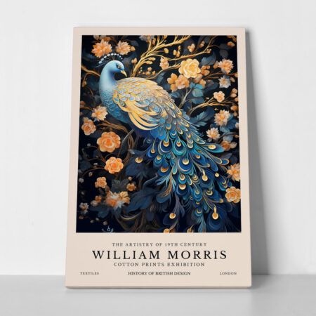 Πινακας σε καμβά WILLIAM MORRIS - PEACOCK 1