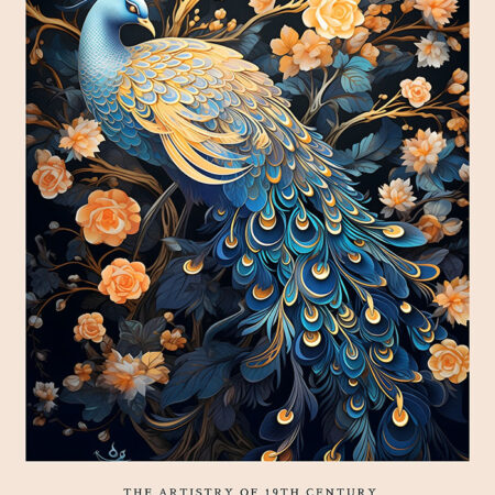 Πινακας σε καμβά WILLIAM MORRIS - PEACOCK 1 - William Morris Sticky 5