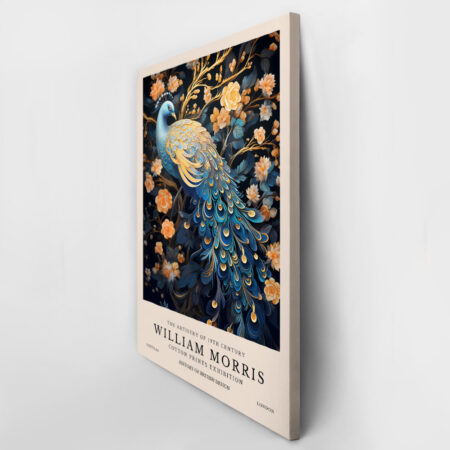 Πινακας σε καμβά WILLIAM MORRIS - PEACOCK 1 - William Morris Sticky 2