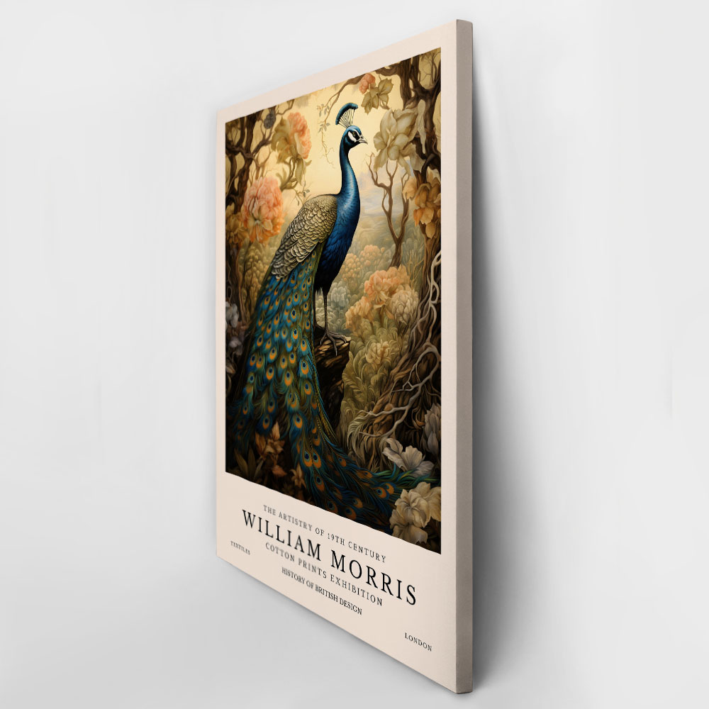 Πινακας σε καμβά WILLIAM MORRIS - PEACOCK 2