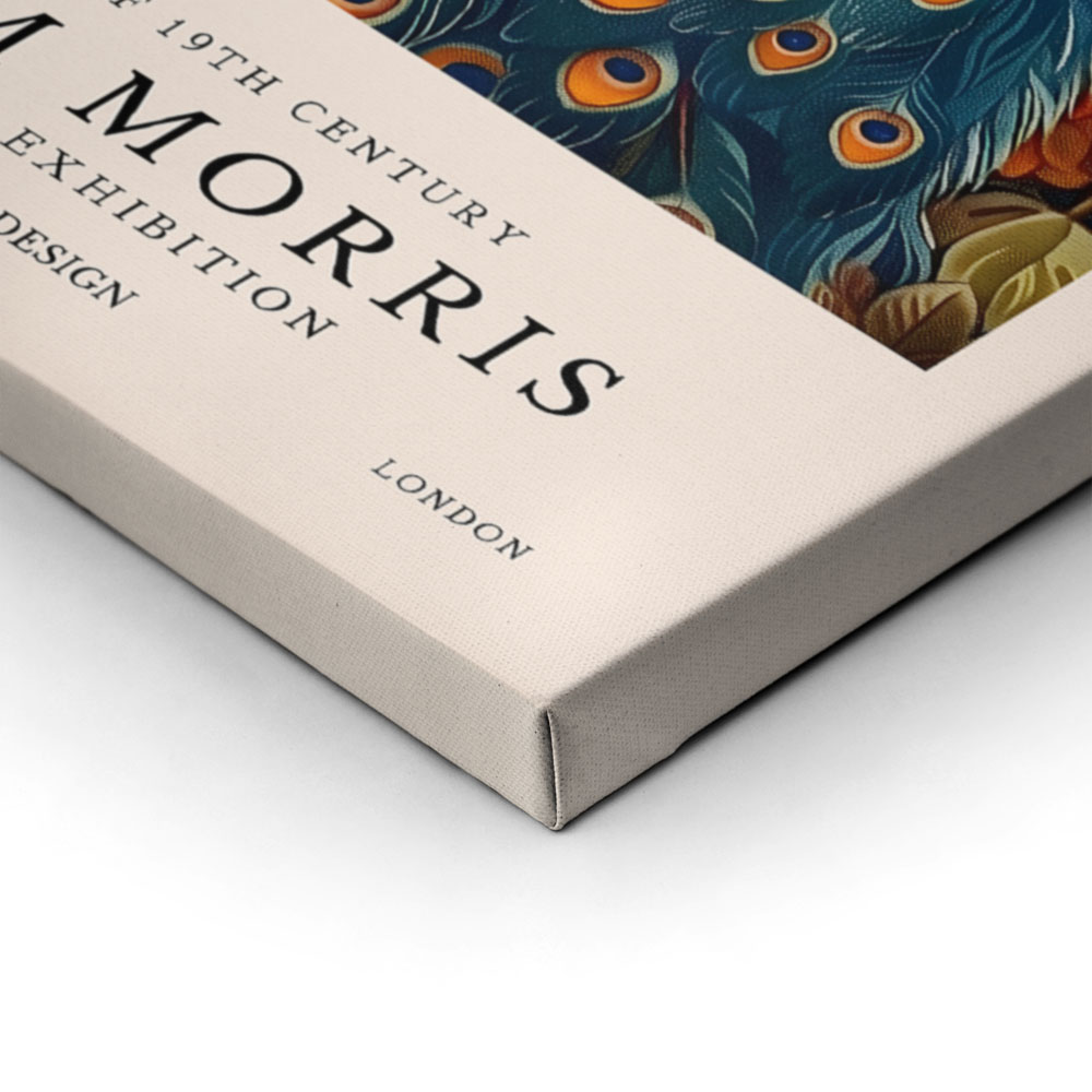 Πινακας σε καμβά WILLIAM MORRIS - PEACOCK 3