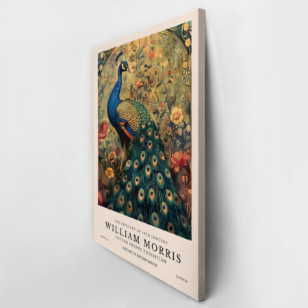 Πινακας σε καμβά WILLIAM MORRIS - PEACOCK 4 - William Morris Sticky 2