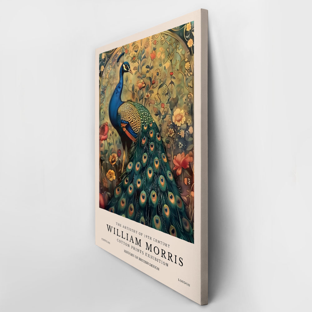 Πινακας σε καμβά WILLIAM MORRIS - PEACOCK 4