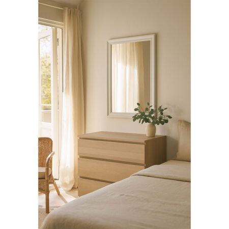 FRAME ΚΑΘΡΕΠΤΗΣ ΛΕΥΚΟ 60x3x80cm - Καθρέπτες Sticky 1