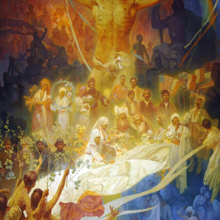 Πινακας σε καμβά ALPHONSE MUCHA - APOTHEOSIS OF THE SLAVS - Alphonse Mucha Sticky 5