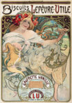 Πινακας σε καμβά ALPHONSE MUCHA - BISCUITS LEFEVRE UTILE