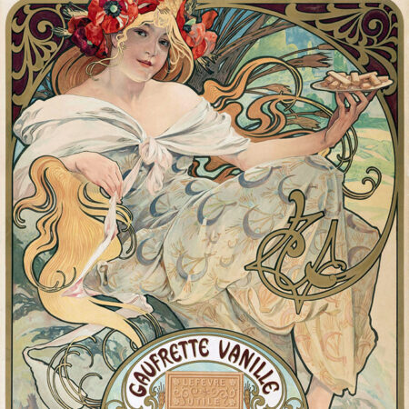 Πινακας σε καμβά ALPHONSE MUCHA - BISCUITS LEFEVRE UTILE - Alphonse Mucha Sticky 5