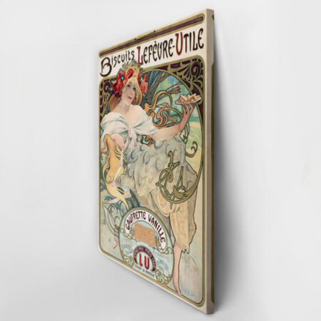 Πινακας σε καμβά ALPHONSE MUCHA - BISCUITS LEFEVRE UTILE - Alphonse Mucha Sticky 2