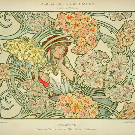 Πινακας σε καμβά ALPHONSE MUCHA - BYZANTINE - Alphonse Mucha Sticky 5