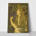 Πινακας σε καμβά ALPHONSE MUCHA - JOB 1896