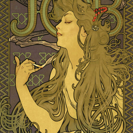 Πινακας σε καμβά ALPHONSE MUCHA - JOB 1896 - Alphonse Mucha Sticky 5