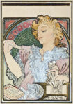 Πινακας σε καμβά ALPHONSE MUCHA - LANCE PARFUM RODO