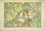 Πινακας σε καμβά ALPHONSE MUCHA - LANGUAGE OF FLOWERS
