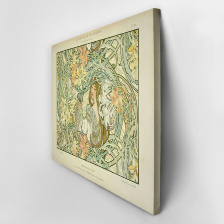 Πινακας σε καμβά ALPHONSE MUCHA - LANGUAGE OF FLOWERS - Alphonse Mucha Sticky 2
