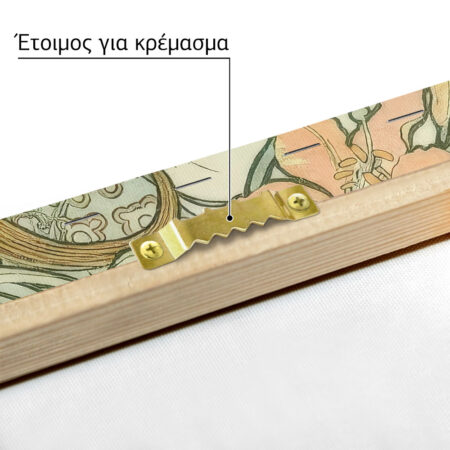 Πινακας σε καμβά ALPHONSE MUCHA - LANGUAGE OF FLOWERS - Alphonse Mucha Sticky 4