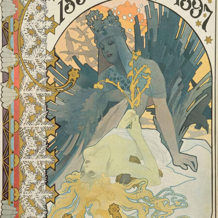 Πινακας σε καμβά ALPHONSE MUCHA - L'ILLUSTRATION NOËL - Alphonse Mucha Sticky 5