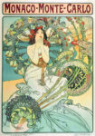 Πινακας σε καμβά ALPHONSE MUCHA - MONACO MONTE CARLO