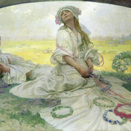 Πινακας σε καμβά ALPHONSE MUCHA - SONG OF BOHEMIA - Alphonse Mucha Sticky 5