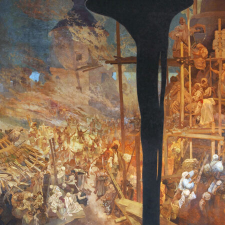 Πινακας σε καμβά ALPHONSE MUCHA - THE DEFENSE OF SZIGET AGAINST THE TURKS - Alphonse Mucha Sticky 5