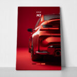Πινακας σε καμβά BMW M3 RED