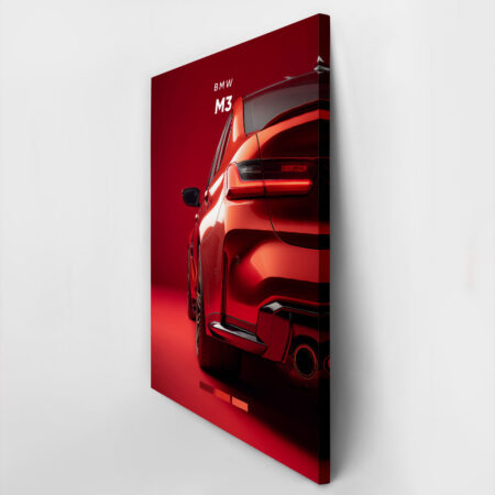 Πινακας σε καμβά BMW M3 RED - Αυτοκινητα Sticky 2
