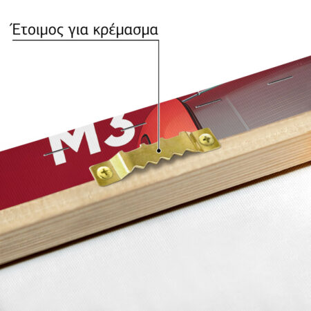 Πινακας σε καμβά BMW M3 RED - Αυτοκινητα Sticky 4