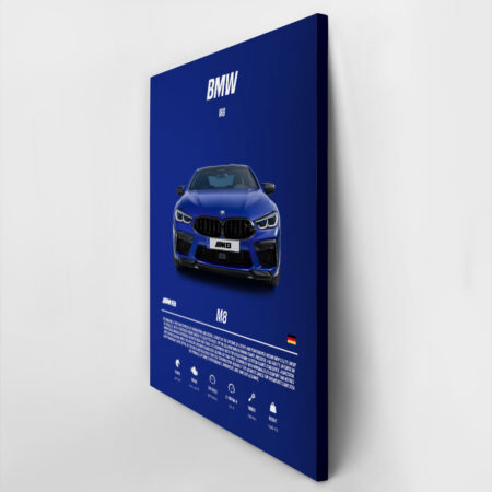 Πινακας σε καμβά BMW M8 SPECS - Αυτοκινητα Sticky 2