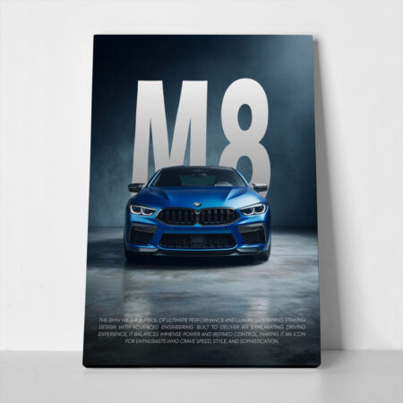 Πινακας σε καμβά BMW M8 - Αυτοκινητα