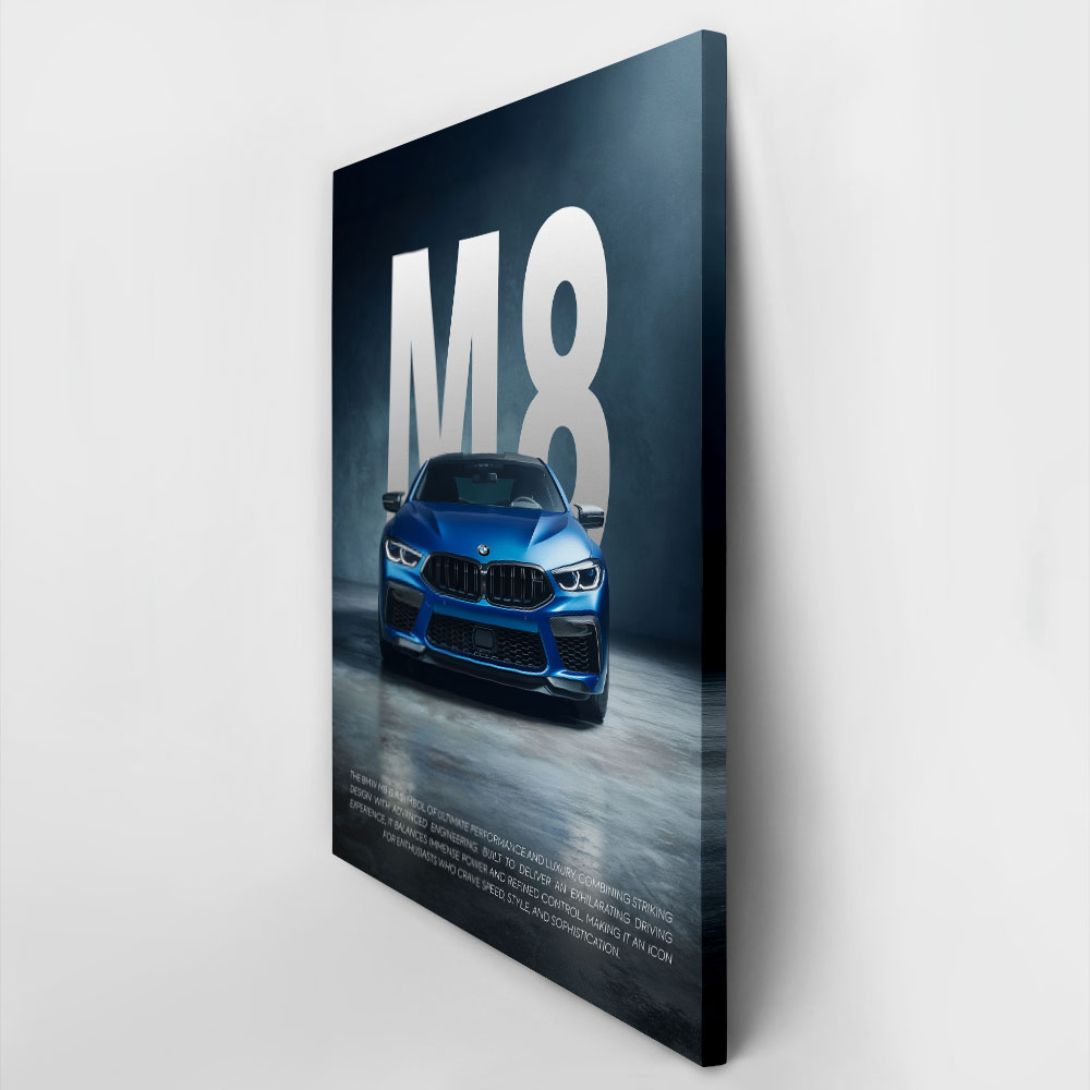 Πινακας σε καμβά BMW M8