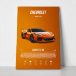Πινακας σε καμβά CHEVROLET CORVETTE IMPERIAL