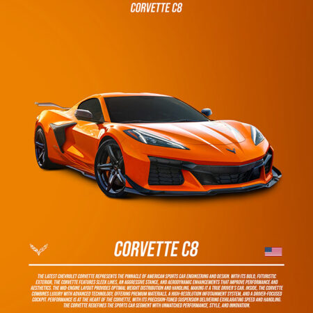 Πινακας σε καμβά CHEVROLET CORVETTE IMPERIAL - Αυτοκινητα Sticky 5