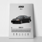 Πινακας σε καμβά CIVIC EJ1