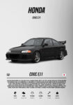 Πινακας σε καμβά CIVIC EJ1