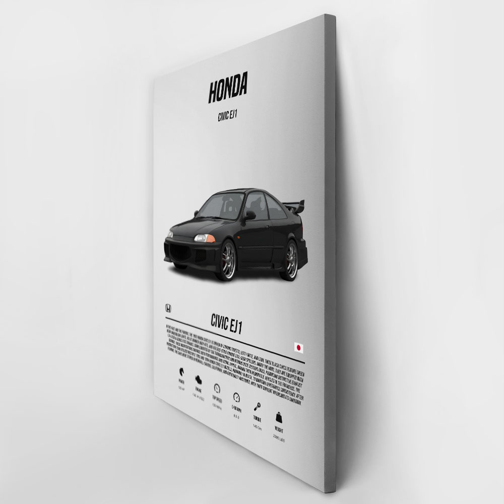 Πινακας σε καμβά CIVIC EJ1