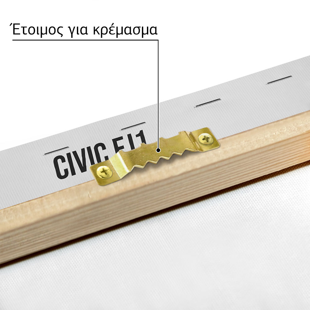 Πινακας σε καμβά CIVIC EJ1
