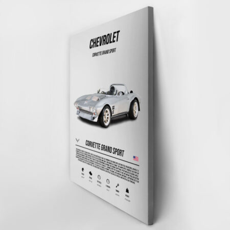 Πινακας σε καμβά CORVETTE GRAND SPORT - Αυτοκινητα Sticky 2