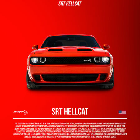 Πινακας σε καμβά DODGE SRT HELLCAT IMPERIAL - Αυτοκινητα Sticky 5
