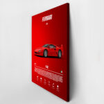 Πινακας σε καμβά FERRARI F40 IMPERIAL