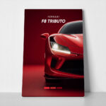 Πινακας σε καμβά FERRARI F8 TRIBUTO