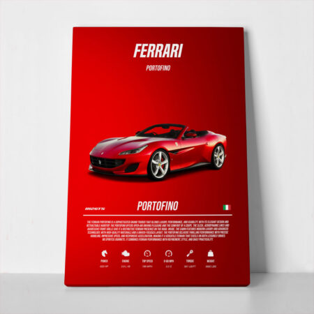 Πινακας σε καμβά FERRARI PORTOFINO IMPERIAL - Αυτοκινητα