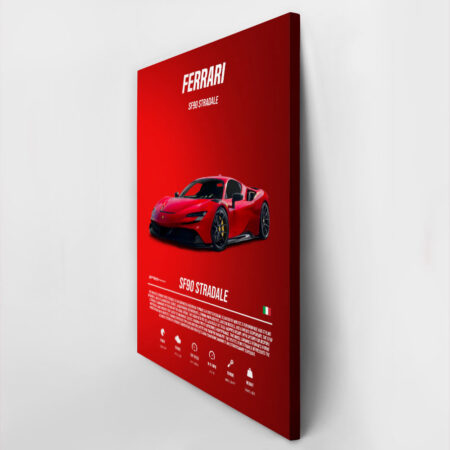 Πινακας σε καμβά FERRARI SF90 STRADALE IMPERIAL - Αυτοκινητα Sticky 2