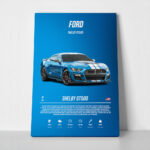 Πινακας σε καμβά FORD SHELBY GT500