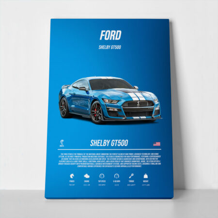 Πινακας σε καμβά FORD SHELBY GT500 - Αυτοκινητα