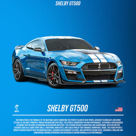 Πινακας σε καμβά FORD SHELBY GT500 - Αυτοκινητα Sticky 5