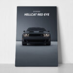 Πινακας σε καμβά HELLCAT RED EYE