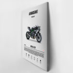 Πινακας σε καμβά KAWASAKI NINJA H2R IMPERIAL
