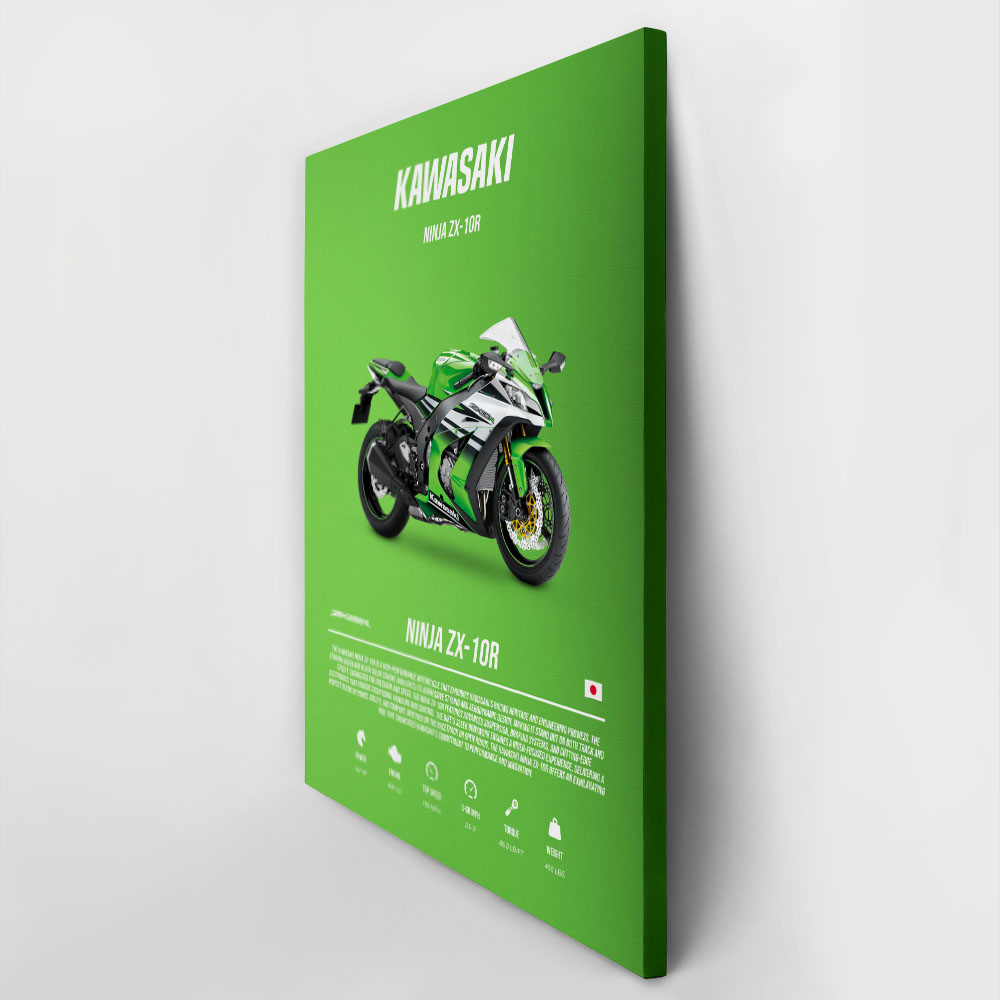 Πινακας σε καμβά KAWASAKI NINJA ZX-10R IMPERIAL